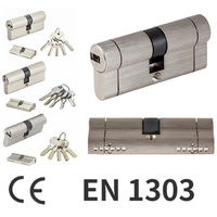 Mejor acabado de superficie Euro doble Anti-bumping broche pasadores hoyuelo computadora llave pin vaso barril bloqueo perfil cilindro