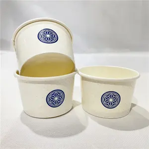 Recipiente de alimentos biodegradável, recipiente em massa coco concha copos para sorvete tigela