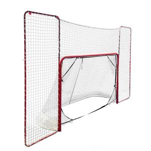 Foldable <strong>Hockey</strong> Goal with Backstop and Corner Catchers <strong>Ice</strong> <strong>Hockey</strong> Backstop Shooting Targets - Product Image 3