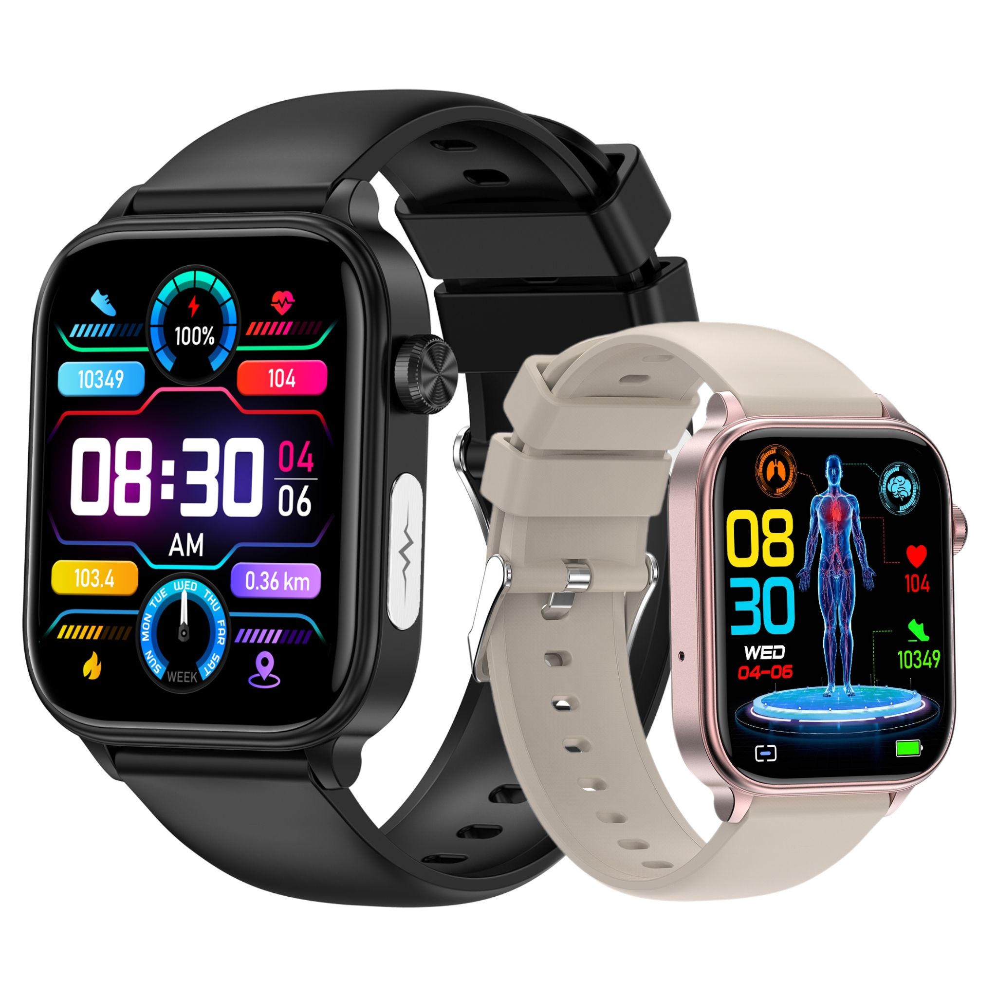 Fitness Infrared Heart Rate Monitor Watch 2025 New Design