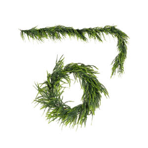 Planta de flores artificiales Navidad <span class=keywords><strong>Norfolk</strong></span> Pine Garland Real Touch Artificial Greenery Pine Vine Winter Decor Guirnaldas Vacaciones - Product Image 1