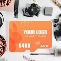 Carte SD V30 32 Go/128 Go/256 Go pour appareils photo reflex numériques, caméras embarquées Linux, résistante aux chocs, qualité industrielle, compatible téléphone et GPS