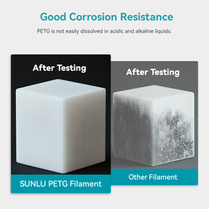 Filamento PETG para Impressão 3D SUNLU Resistente a Ácidos e Bases Material de Filamento para Impressão 3D - Product Image 2