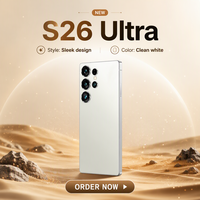 Smartphone S26 Ultra Android 22 Go + 2 To, version globale à réponse rapide, double carte 5G, S25 Ultra, grand écran intelligent, téléphones mobiles de jeu