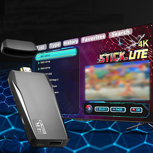 จอยเกมไร้สาย M8 4K สำหรับทีวี คอนโซลเกม 2.4G คอนโทรลเลอร์คู่ ช่องต่อ HDMI เกมคลาสสิคย้อนยุค - Product Image 3