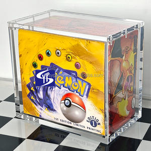 SYP-Boîte <span class=keywords><strong>Booster</strong></span> en acrylique pour la protection anti-UV <span class=keywords><strong>Pokemon</strong></span>, 1999 - Product Image 4