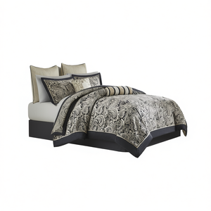 Juego de Edredón de 12 Piezas Db, Tamaño King, de Algodón, con Funda de Edredón Bordada - Product Image 1