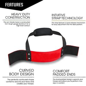 Ağırlık kaldırma kol Blaster Biceps Triceps kas gücü eğitim kazanç kıvırmak desteği izolatör Bicep Blaster - Product Image 3