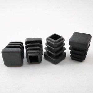 Square Foot Cap Series Plastic <b>Leg</b> Protection Pad Anti Slip Furniture Pads For <b>Table</b> Chair - Product Image 3