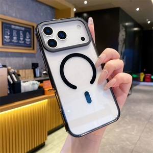 Funda Magnética Rígida de Acrílico con Marco de TPE de 2.0 mm para iPhone 17 Pro Max, Marco de Cámara con Logotipo Personalizable, Funda para iPhone 17 16 - Product Image 6