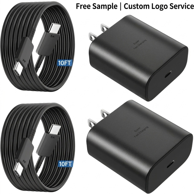Hot Selling 45W Charger UK/EU/US Super Fast Charging Head PD Suitable for Samsung Galaxy S24 S23 Note 20 Mobile Phone Charger