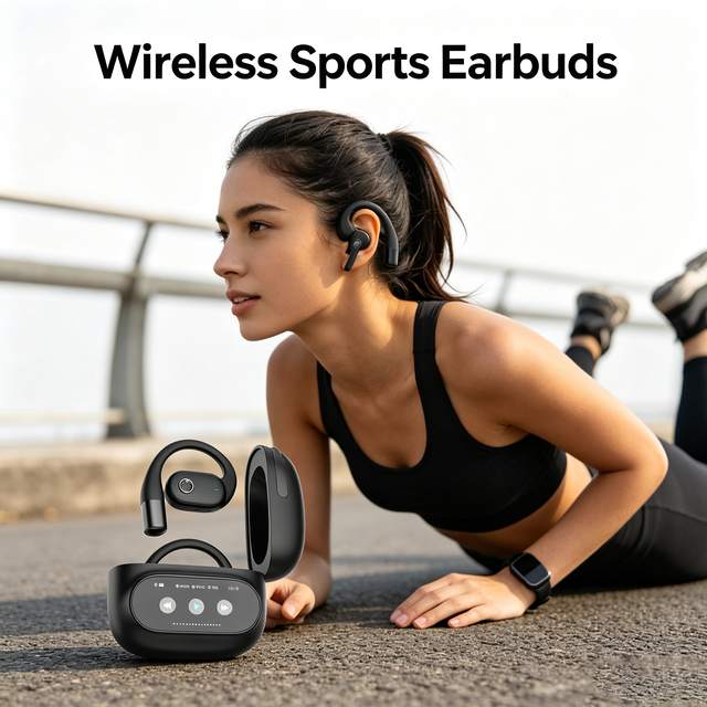 800Pro Ear-hanging Headset 5.4 Translation Noise Reduction Waterproof Sports Headset