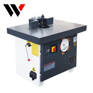 เครื่องกัดไม้แบบสองแกนพร้อมใบมีดตัดแนวนอนขนาด 12.7 มม. และตัวป้อนใบมีด - Product Image 1