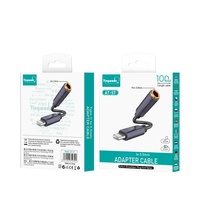 Adaptateur audio 8 broches vers Aux 3,5 mm de marque originale, 100 % compatible avec le système iOS pour utilisation sur téléphone mobile