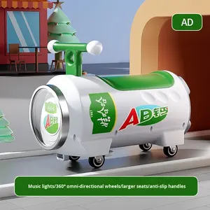 Patinete Infantil de Plástico con Tirador para Niños y Niñas de 1 a 3 Años, Antivuelco, con Música, Juguete Hecho en China - Product Image 6