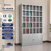 Heavy Duty Metal Bottle Storage Cabinet Commercial Drink Organizer Locker for Sports Gym School Office