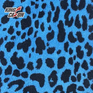 Kingcason производитель Оптом Леопардовый принт индивидуальные цвета Коралловая фланелевая флисовая ткань для одежды одеяла