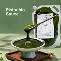 Pâte de pistache, ingrédients pour la pâtisserie, garniture et coulis pour gâteaux, sauce à la pistache