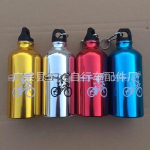 Sport Pot Aluminum Alloy Water Bottle 500ml Lightweight Bike Bottle Silver Blue Red Yellow <b>Green</b> <b>Silk</b> Screen Printing - Product Image 1