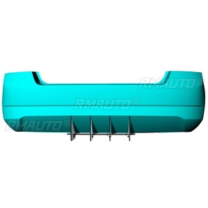 Diffuseur de pare-chocs arrière pour Skoda Fabia 2014-2017, pièce de modification, protection de pare-chocs, accessoires auto - Product Image 3