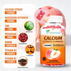 Gomitas de Citrato de Calcio de Alta Calidad con Magnesio, Mejoran la Salud Inmunológica y Apoyan la Salud Dental, Gomitas de Vitamina K2 - Product Image 3