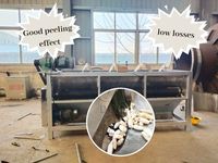 4 TPD Garri productielijn semi-automatische machine voor cassaveverwerking (tapioca schiller+rasp+pers+friteuse+zeeffilter) in Kameroen