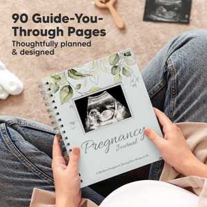 Pregnancy Diary <b>Planner</b> Leather Cover Spiral Perfect <b>Day</b> Mom Art Durable High Quality Paper with Your Own Design A3 - Product Image 2