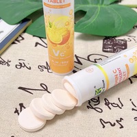 Suplemen Nutrisi Winstown Vitamin C Tablet Effervescent 1000mg Rasa Jeruk Vitamin C Kompleks Vitamin E Pil Multivitamin