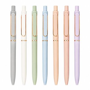Bolígrafo de Punta Redonda con Logotipo Personalizado, Acabado Mate <span class=keywords><strong>Suave</strong></span> al Tacto, Venta al Por Mayor, Color Pastel, Clip Metálico, Bolígrafo para Escribir, para la Escuela, Oficina, Papelería - Product Image 1