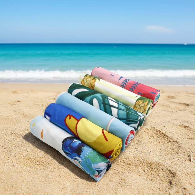Beach Towel Custom Promotional Print Turkish