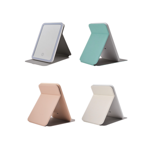 Biểu tượng tùy chỉnh xách tay Máy tính để bàn của phụ nữ squarer có thể điều chỉnh độ sáng <span class=keywords><strong>Led</strong></span> cảm ứng ánh sáng bàn trang điểm gương - Product Image 5