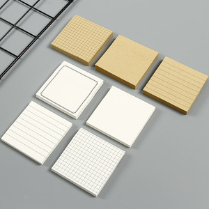 Creative <b>Sticky</b> <b>Notes</b> Tearable Grid Memo Pad Strong Adhesive Reusable <b>Note</b> Paper Daily Message Notebook Office School Stationery - Product Image 1