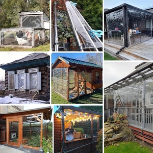 Bâche en PVC robuste, imperméable, résistante aux déchirures et aux intempéries, <span class=keywords><strong>pour</strong></span> <span class=keywords><strong>serre</strong></span>, <span class=keywords><strong>balcon</strong></span>, jardin - Product Image 3