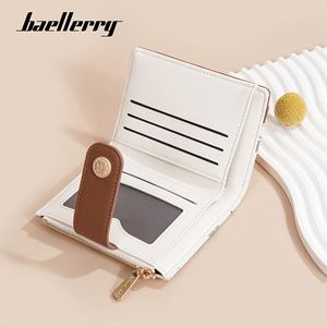 Portefeuille pour femme Baellerry, imprimé dinosaure de dessin animé, fermeture à pression courte avec fermeture éclair, usage quotidien - Product Image 2