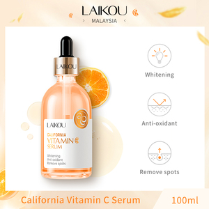LAIKOU 100ML Suero Facial Antienvejecimiento con Vitamina C y Ácido Hialurónico, Hidratante, Antiarrugas, Iluminador, Certificado GMPC - Product Image 6