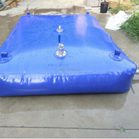 Bollison – Réservoir d'eau portable en bâche PVC pour l'irrigation / Cuve souple en plastique pour l'eau / Stockage d'eau