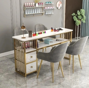 Juego <span class=keywords><strong>de</strong></span> <span class=keywords><strong>Mesa</strong></span> y Silla para Decoración <span class=keywords><strong>de</strong></span> Uñas, <span class=keywords><strong>Precio</strong></span> Especial, <span class=keywords><strong>Mesa</strong></span> Simple y Económica para Salón <span class=keywords><strong>de</strong></span> Decoración <span class=keywords><strong>de</strong></span> Uñas, con Doble Iluminación - Product Image 3