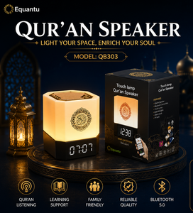 Muslim Prayer Portable <b>Digital</b> Azan <b>Clock</b> Mp3 Quran Player Plastic Touch Led Lamp Holy Al Quran Speaker with Azan App Control - Product Image 1