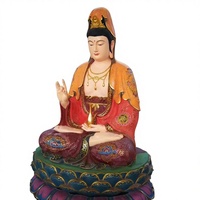 Statue de Bouddha en résine peinte sur mesure, sculpture peinte à la main, imperméable, pour temple, culte domestique, décoration Feng Shui, ange, dessin animé