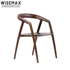 Wisemax đồ nội thất nóng bán Trung Quốc phong cách Đồ nội thất nhà cánh tay ghế óc chó gỗ Ghế ăn cho khách sạn phòng ăn - Product Image 5