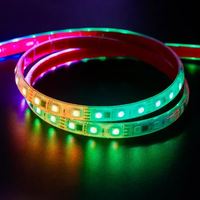Tira de luces LED direccionable mágica programable de píxeles RGB RGBW 5V 12V 24V SPi WS2811 WS2812B UCS1903 SK6812 DMX512
