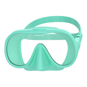 Silicone Frameless snorkeling mặt nạ freediving Kính Bơi Kính lặn Ống Kính Kính cường lực bơi gương Diver Scuba Gear - Product Image 4