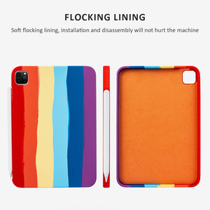 Colori arcobaleno nuova <span class=keywords><strong>Cover</strong></span> in silicone per iPad Mini 4/5/6 PC in pelle e TPU materiale protettivo per <span class=keywords><strong>Apple</strong></span> - Product Image 5