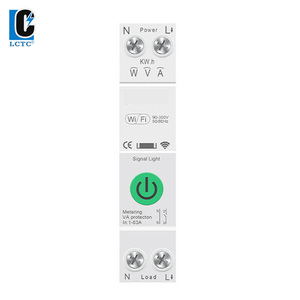 <span class=keywords><strong>Interruptor</strong></span> Inteligente LCTC 63A Tuya, Disyuntor MCB AC110V 220V, Medidor de Energía Inteligente con Monitoreo de Presión - Product Image 1