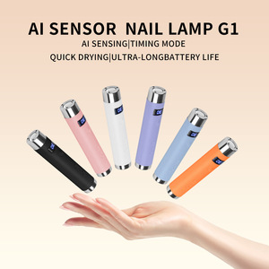 Lampe à ongles portable rechargeable à capteur infrarouge intelligent, séchoir UV LED sans fil mini pour le durcissement du vernis gel - Product Image 1