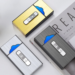 Nouvel arrivage boîte à cigarettes électronique multifonction avec briquet USB Rechargeable étui à cigarettes pour fumer - Product Image 2