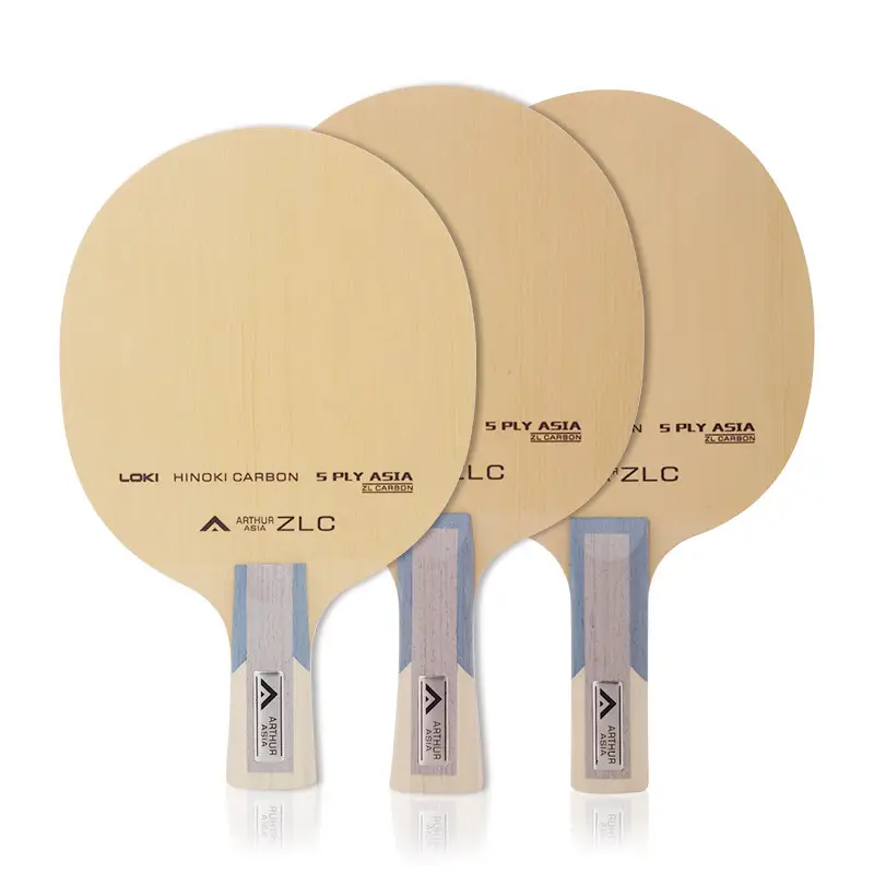 LOKI Asia ZLC professional 5 layer attack pingpong blade pingpong bat carbon fiber table tennis blade