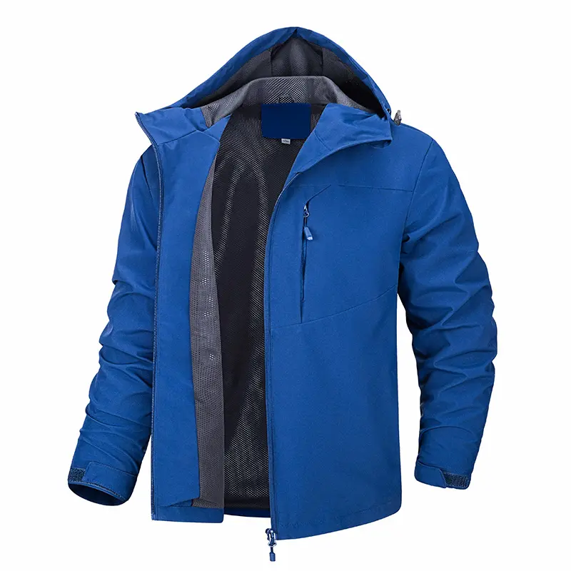 New Softshell Jacket Custom Design Winter Work Wear Men's Windproof Waterproof Fleece Lined Zip Up Soft Shell Jacket