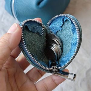 YY New Style Heart-shaped Coin <b>Wallet</b> Small Cute <b>Wallet</b> With Zipper Storage PU Leather Pouch Coin <b>Holder</b> <b>for</b> Gifts - Product Image 3