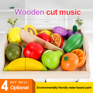 Giocattoli per bambini colore per bambini taglio in <span class=keywords><strong>legno</strong></span> frutta verdura <span class=keywords><strong>cucina</strong></span> giocattoli in <span class=keywords><strong>legno</strong></span> - Product Image 3